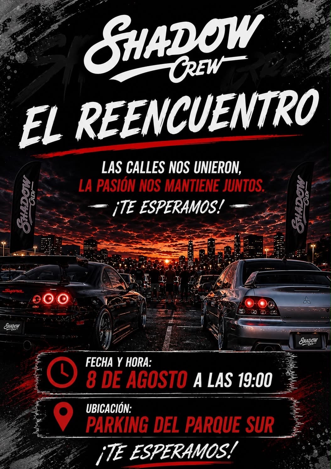 Cartel de Shadow Crew - El reencuentro